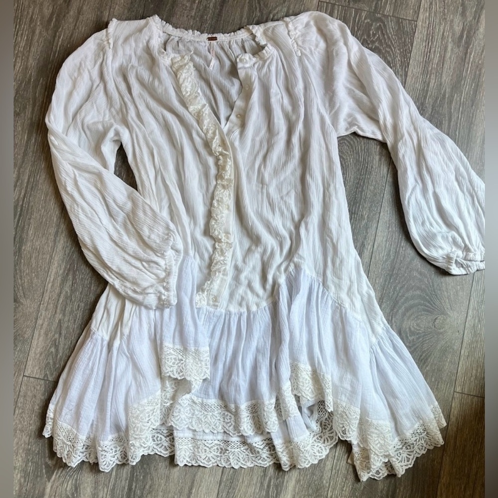 Free people Jeanette tunic duster top NWOT - Picture 6 of 7